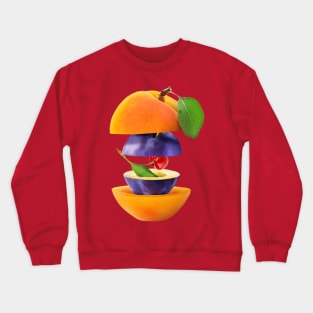 Apricot Plum Cherry Gifts Vegetarian Crewneck Sweatshirt